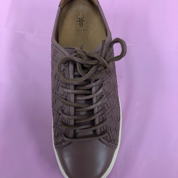 Lux FRYE woven leathers  low lace sneaker - Picture 4 of 6